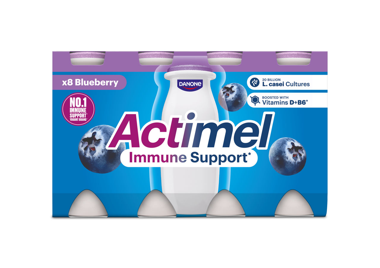 Actimel Blueberry Cultured Yogurt Shot Actimel